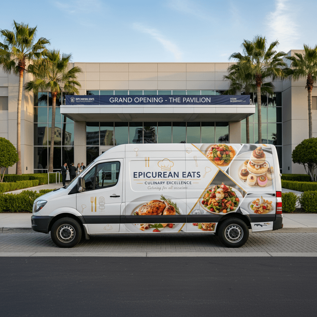 Kitchen & Catering vehicle wrap