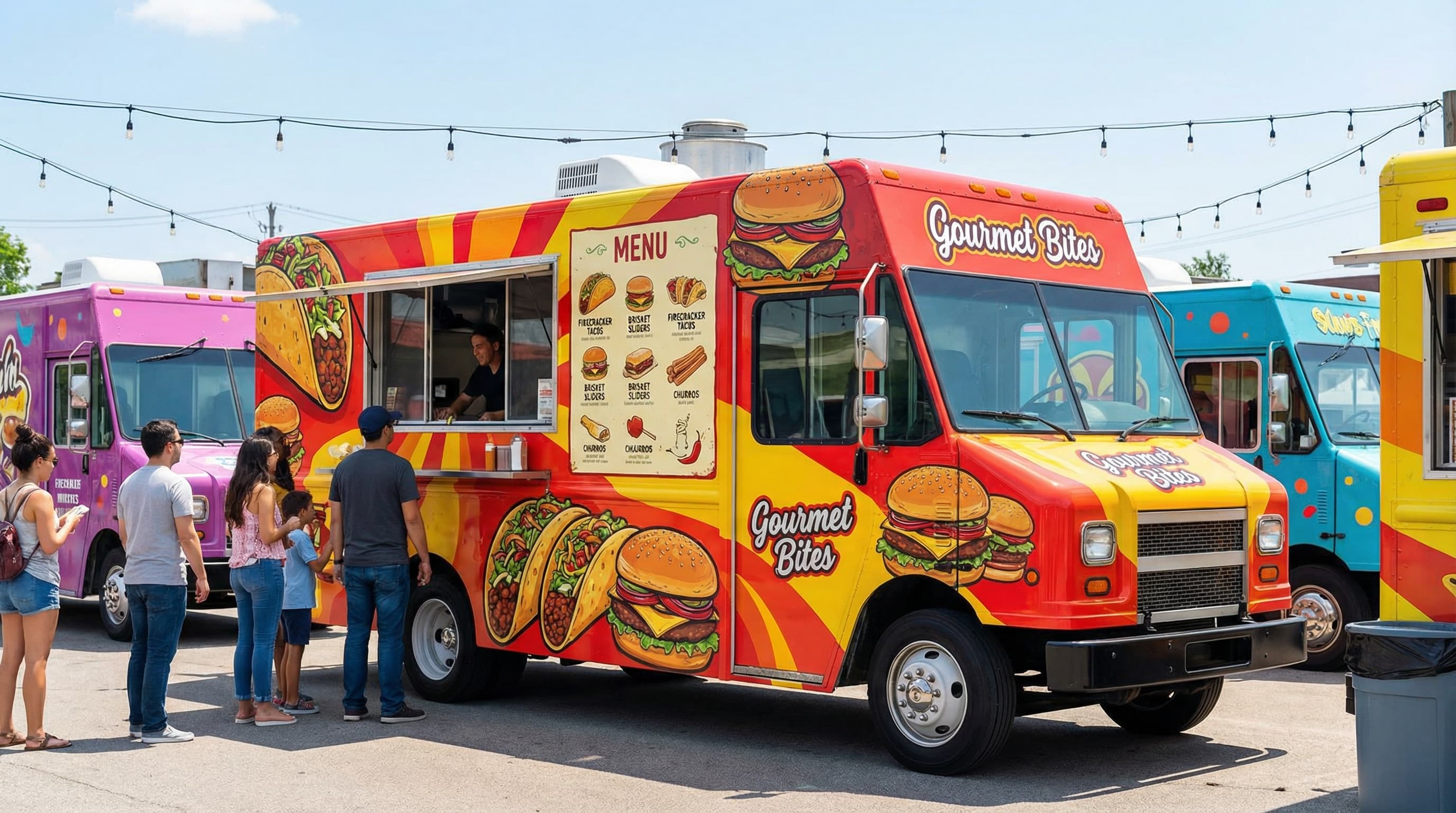 Food Service vehicle wrap